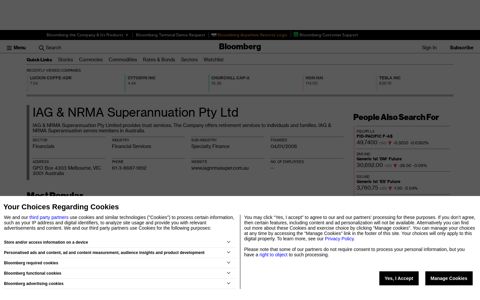 IAG & NRMA Superannuation Pty Ltd - Company Profile and ...