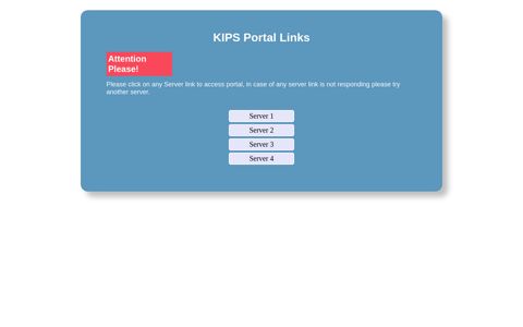 KIPS Student Portal | Log in