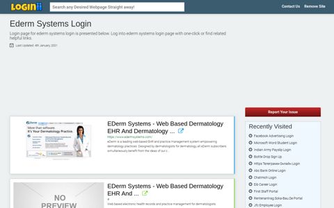 Ederm Systems Login - Loginii.com