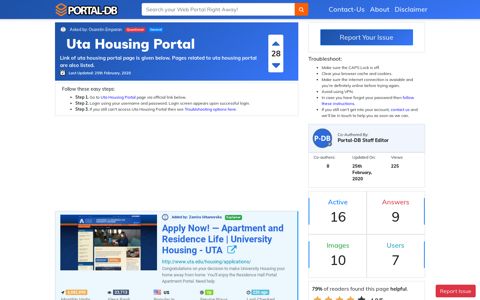 Uta Housing Portal