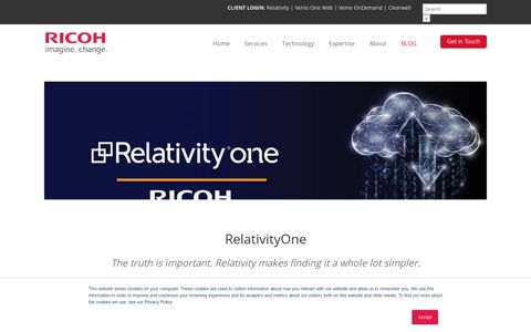RelativityOne - Technology | Ricoh eDiscovery