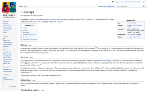 GlobalSign - Wikipedia