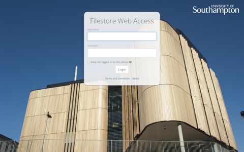 Filestore Web Access