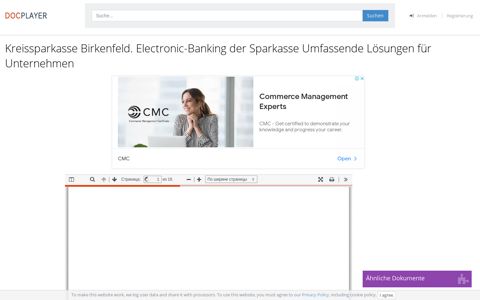 Kreissparkasse Birkenfeld. Electronic-Banking der Sparkasse ...