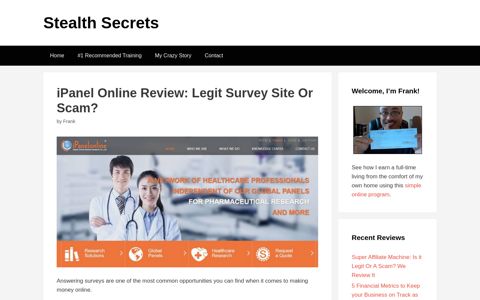 iPanel Online Review: Legit Survey Site Or Scam? | Stealth ...