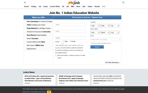Register - Jagran Josh