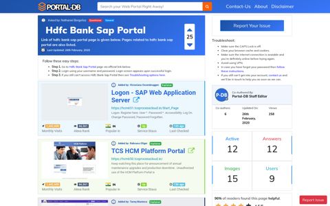 Hdfc Bank Sap Portal
