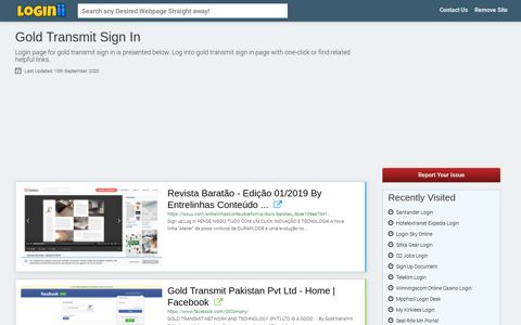 Gold Transmit Sign In - Loginii.com