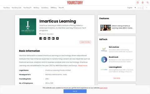 Imarticus Learning | YourStory