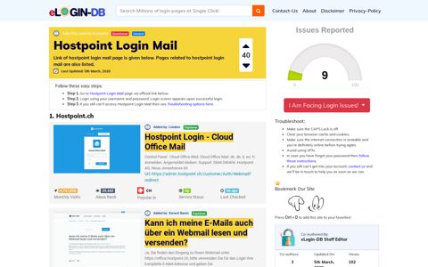 Hostpoint Login Mail