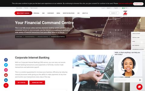 Corporate Internet Banking - Zenith Bank Plc