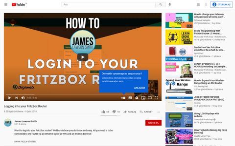 Logging into your FritzBox Router - YouTube