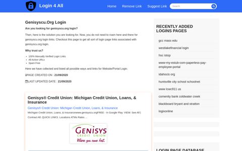 genisyscu.org login - Official Login Page [100% Verified]