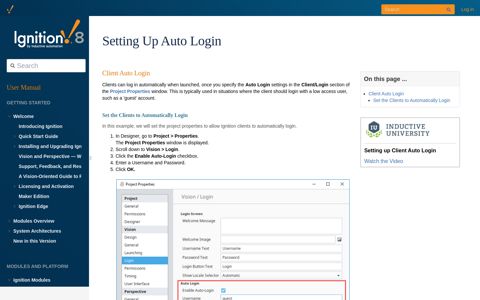Setting Up Auto Login - Ignition User Manual 8.0 - Ignition ...