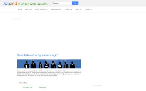gncareers login | Jobs in UAE