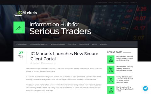 IC Markets Launches New Secure Client Portal – IC Markets ...