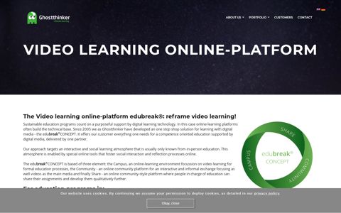 Video learning online-platform | Ghostthinker