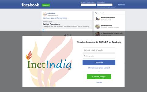 INCT INDIA - http://www.fropper.com/zones/inctindia | Facebook