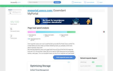 Access myportal.ussco.com. Essendant MyPortal