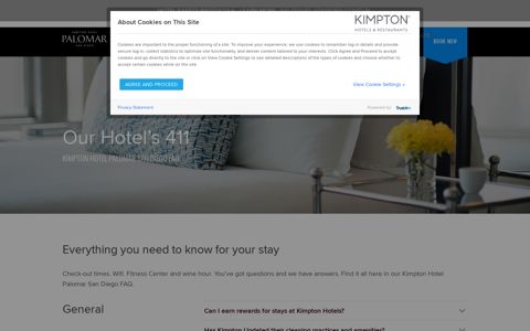 Frequently Asked Questions | Kimpton Palomar Hotel San Diego