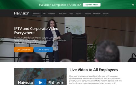 Haivision Media Platform | Haivision