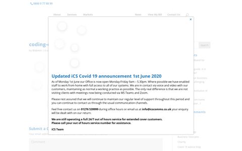 coding-dots - iCS Communications