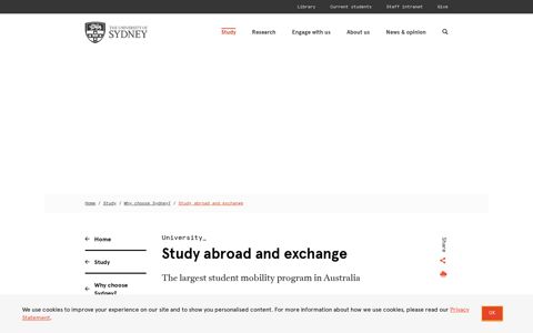 Study abroad and exchange - The University of Sydney