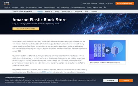 Amazon Elastic Block Store (EBS) - Amazon Web Services