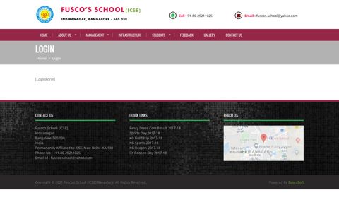 Login – Fusco's School [ICSE]