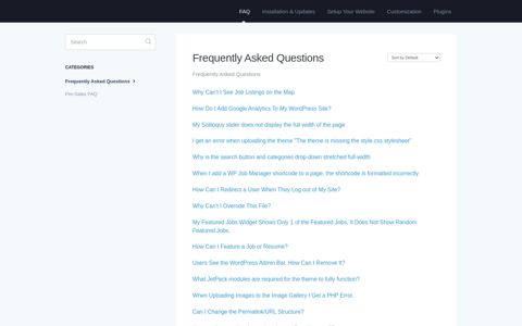 Frequently Asked Questions - Jobify Theme Documentation