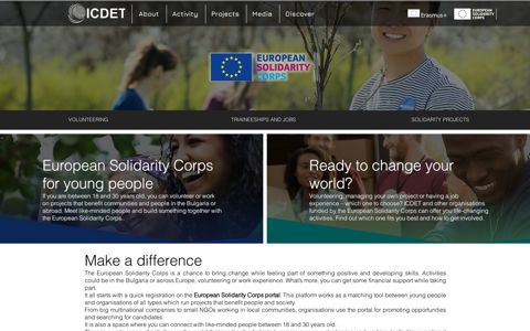 European Solidarity Corps - ICDET