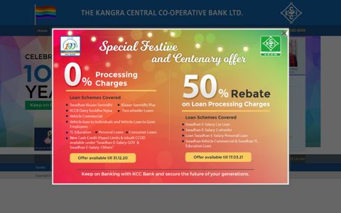 The Kangra Central Co-operative Bank Ltd. Dharamshala |