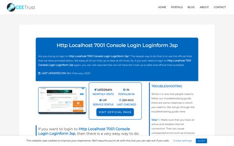 Http Localhost 7001 Console Login Loginform Jsp - Find ...