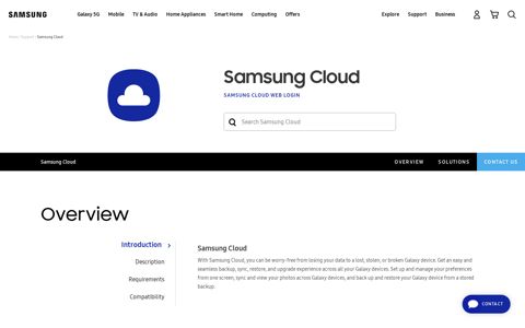 Samsung Cloud Web Login