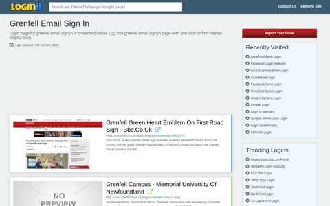 Grenfell Email Sign In - Loginii.com