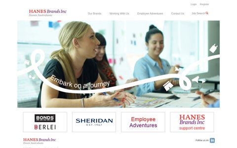 Home » Pacific Brands Careers - Hanes Australasia