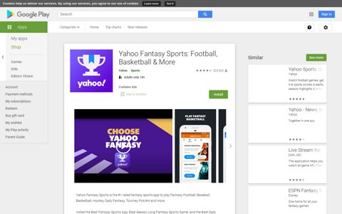 Yahoo Fantasy Sports: Football, Basketball & More - Apps on ...