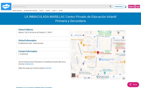 LA INMACULADA-MARILLAC Centro Privado de Educación Infantil ...