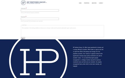 User account | HP Ventures Group LLC