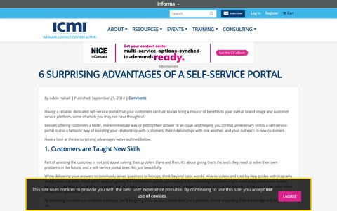 6 Surprising Advantages of a Self-Service Portal - ICMI