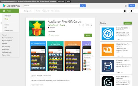 AppNana - Free Gift Cards - Apps on Google Play