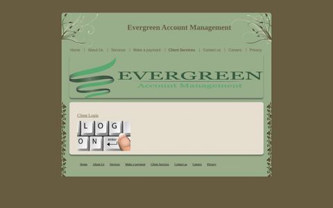 Evergreen Account Management, client login