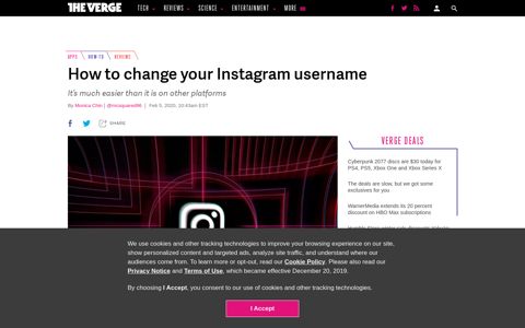 How to change your Instagram username - The Verge