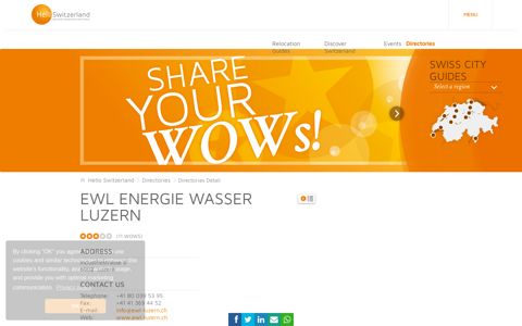 Ewl energie wasser luzern - Directory Entry - Hello Switzerland