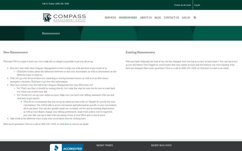 Homeowners - Compass Management Group