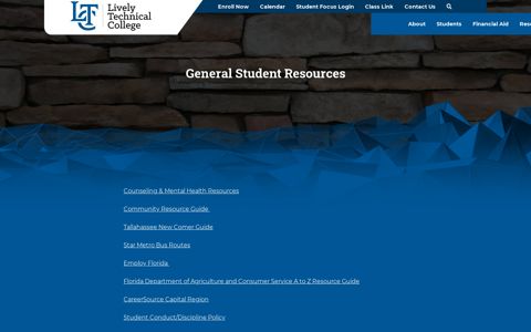 General Student Resources - Lively Technical College