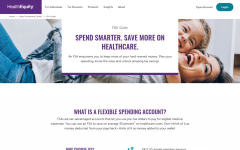 Flexible spending account (FSA) | HealthEquity