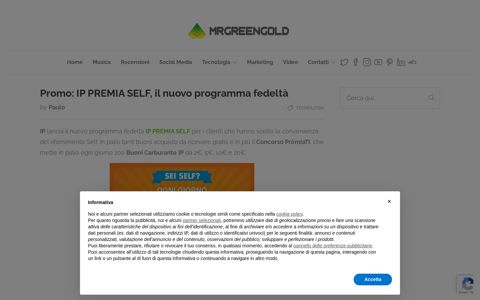 Promo: IP PREMIA SELF, il nuovo programma fedeltà ...
