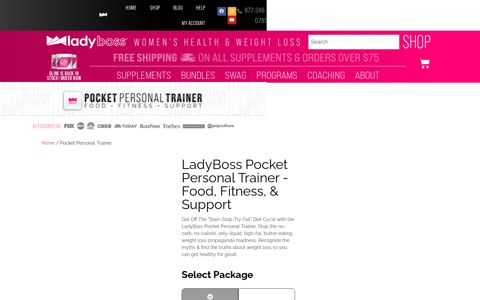 Pocket Personal Trainer - LadyBoss Store