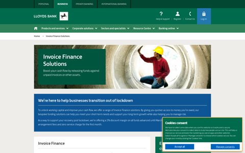 Invoice Finance Solutions | Business Banking | Lloyds